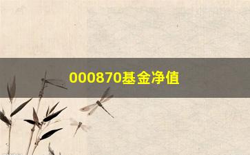 “000870基金净值查询（了解000870基金最新净值信息）”/