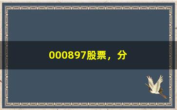 “000897股票，分析行情及投资建议”/