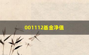 “001112基金净值查询，了解基金行情从这里开始”/