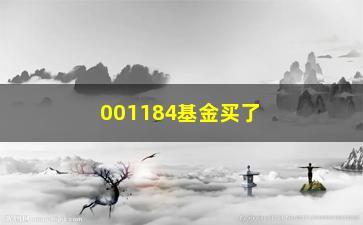 “001184基金买了什么股票”/