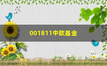 “001811中欧基金净值查询及分析”/