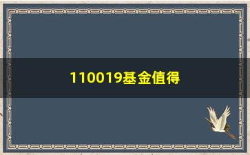 “110019基金值得投资吗？（权威机构详细分析）”/