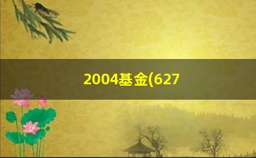 “2004基金(62720基金)”/