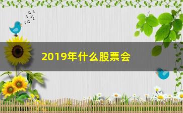 “2019年什么股票会翻倍(2019年什么股票涨最多)”/