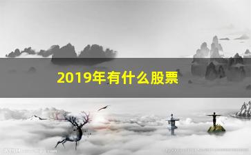 “2019年有什么股票涨得快(2019年什么股票最亏)”/