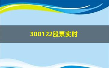 “300122股票实时行情(300352股票)”/