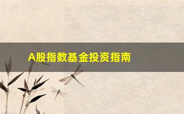 “A股指数基金投资指南（详解A股指数基金的投资方式和风险控制）”/