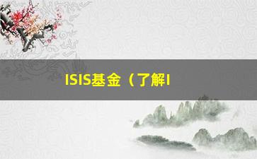 “ISIS基金（了解ISIS基金的背景和运作方式）”/