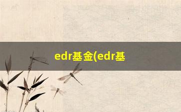 “edr基金(edr基金是什么)”/