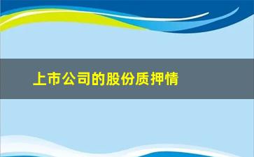 “上市公司的股份质押情况如何查询(上市公司股份回购是好还是坏)”/