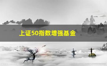 “上证50指数增强基金(上证50对应的指数基金)”/