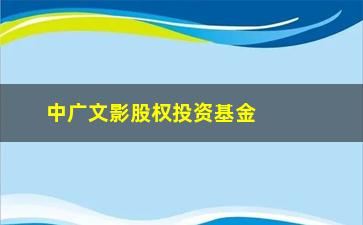 “中广文影股权投资基金是什么？如何投资？”/