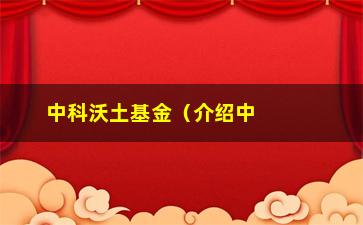 “中科沃土基金（介绍中科沃土基金的投资方向和发展前景）”/