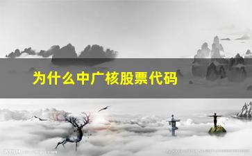 “为什么中广核股票代码(中广核香港股票代码)”/