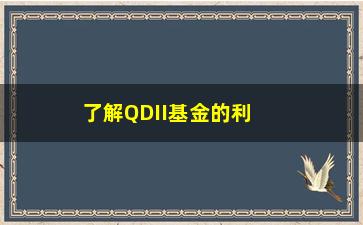 “了解QDII基金的利弊（投资前必须掌握的知识）”/