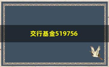 “交行基金519756(交行基金519772)”/