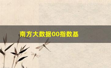 “南方大数据00指数基金净值查询(华安创新基金净值查询04000)”/