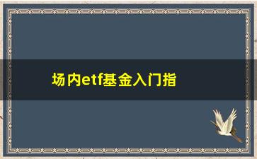 “场内etf基金入门指南（从零开始学习场内etf基金投资）”/