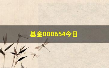 “基金000654今日净值公布（分析今日行情，看看该基金是否值得投资）”/