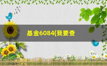 “基金6084(我要查基金6083)”/