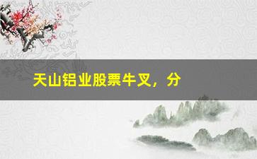 “天山铝业股票牛叉，分析天山铝业股票的走势和投资建议”/