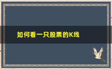 “如何看一只股票的K线图(如何调整股票k线)”/