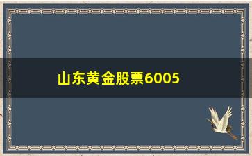 “山东黄金股票600547(山东黄金股票600547分红)”/