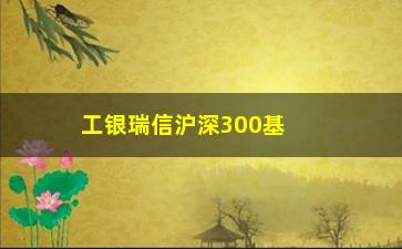 “工银瑞信沪深300基金(2023年最适合定投的指数基金)”/