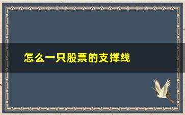 “怎么一只股票的支撑线(一只股票的支撑位怎么看)”/