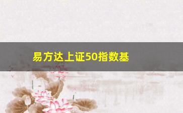 “易方达上证50指数基金(易方达上证50增强c)”/