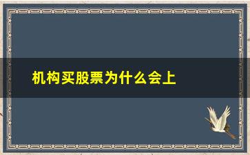 “机构买股票为什么会上龙虎榜(机构买入龙虎榜)”/