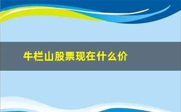 “牛栏山股票现在什么价(8年牛栏山42度什么价)”/