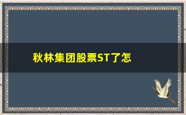 “秋林集团股票ST了怎么办(秋林集团股票新消息)”/