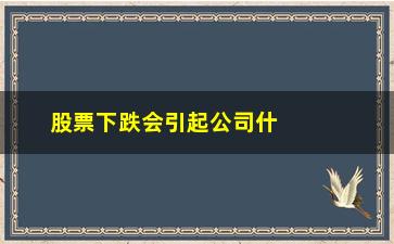 “股票下跌会引起公司什么不利(股票回购会引起什么)”/