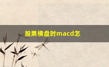 “股票横盘时macd怎么走(macd横盘股价下跌)”/