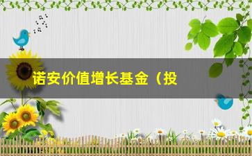 “诺安价值增长基金（投资理财新选择）”/